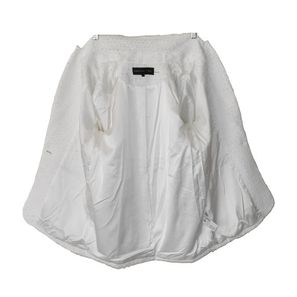 B0 Auth ENDLESS ROSE White Tweed Peak Lapel Single Button Blazer Size XS - Picture 4 of 9